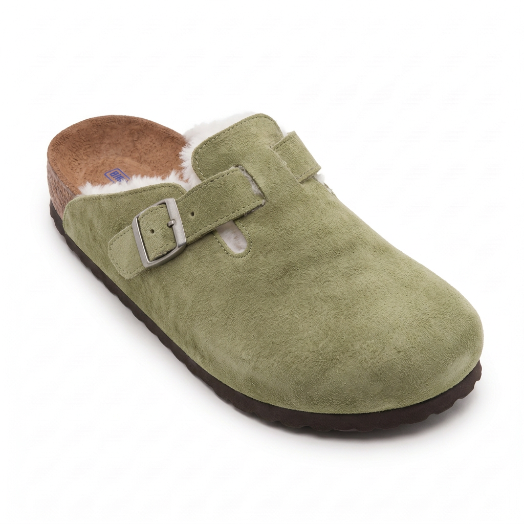 The Cloud Clog - Olive Green